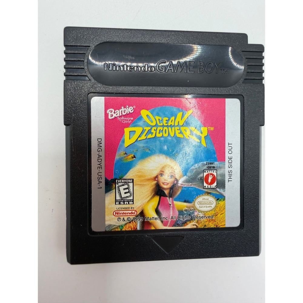 Barbie Ocean Discovery Nintendo Game Boy Color GBC Game Cartridge DMG-ADYE-USA-1